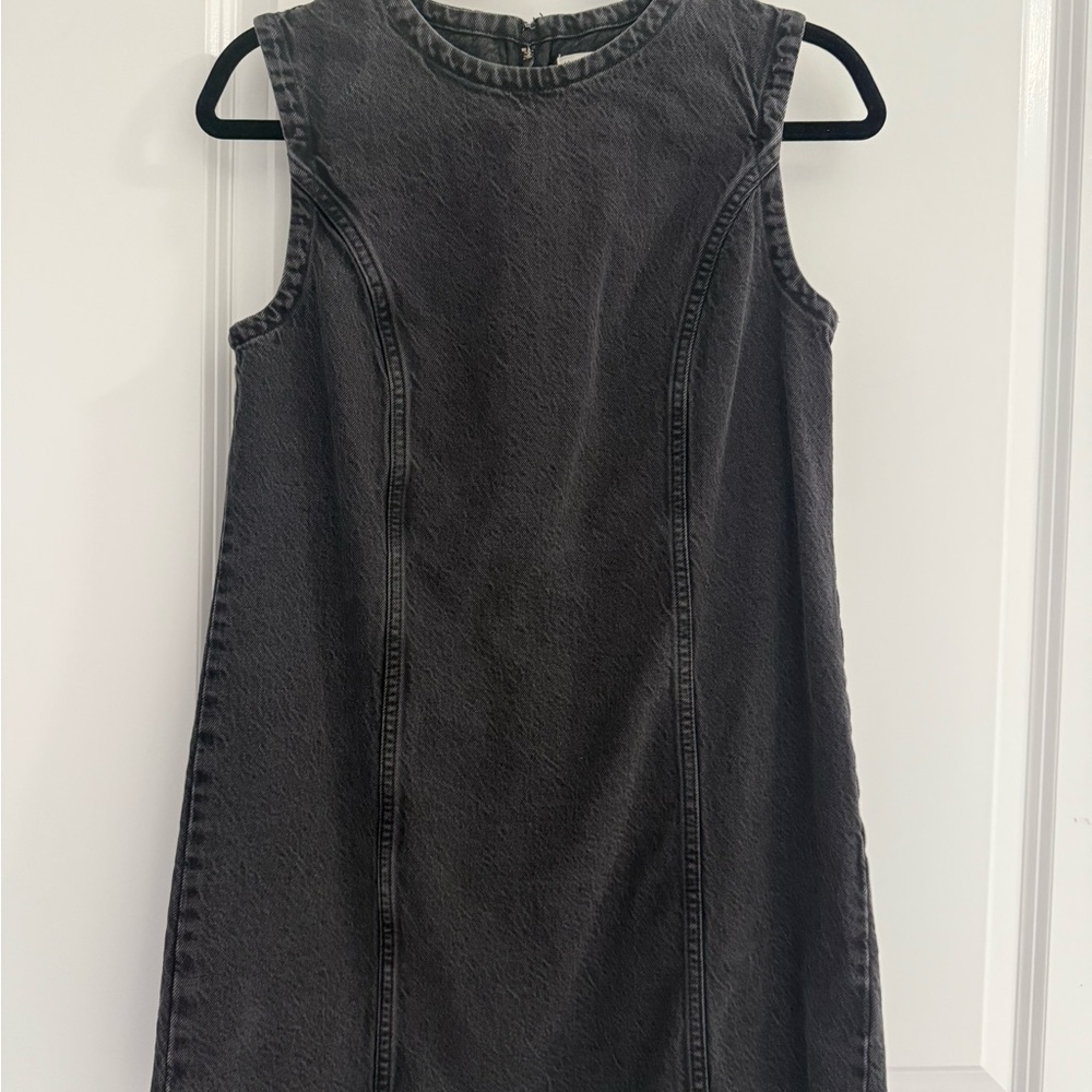 Abercrombie & Fitch Black Sleeveless Sheath Mini Dress